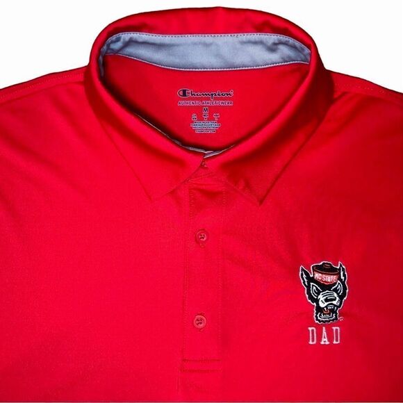 Champion NC State Dad Performance Polo in Red Men’s M - Picture 1 of 8